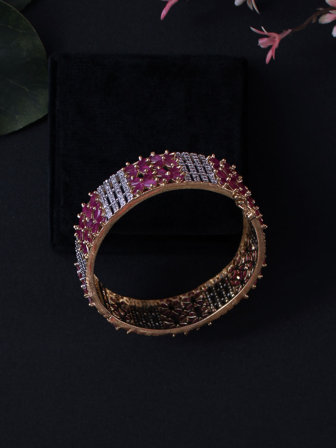 Pink American Diamond Bracelet