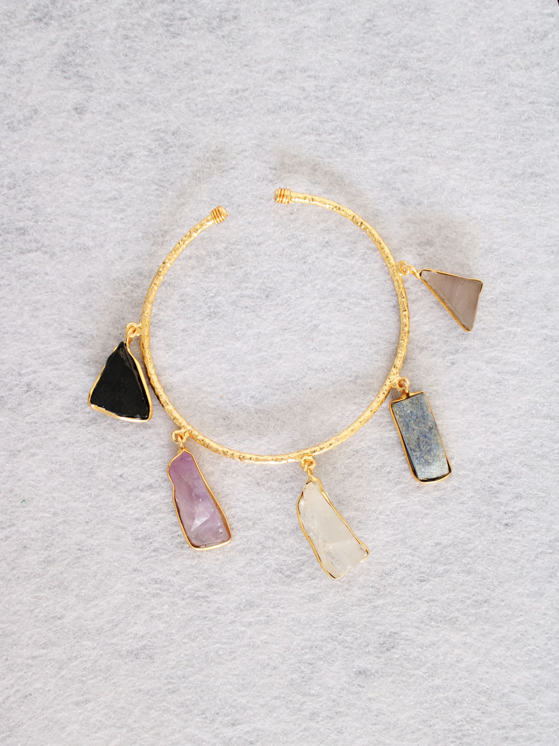 Multi Color Druzy Bracelet