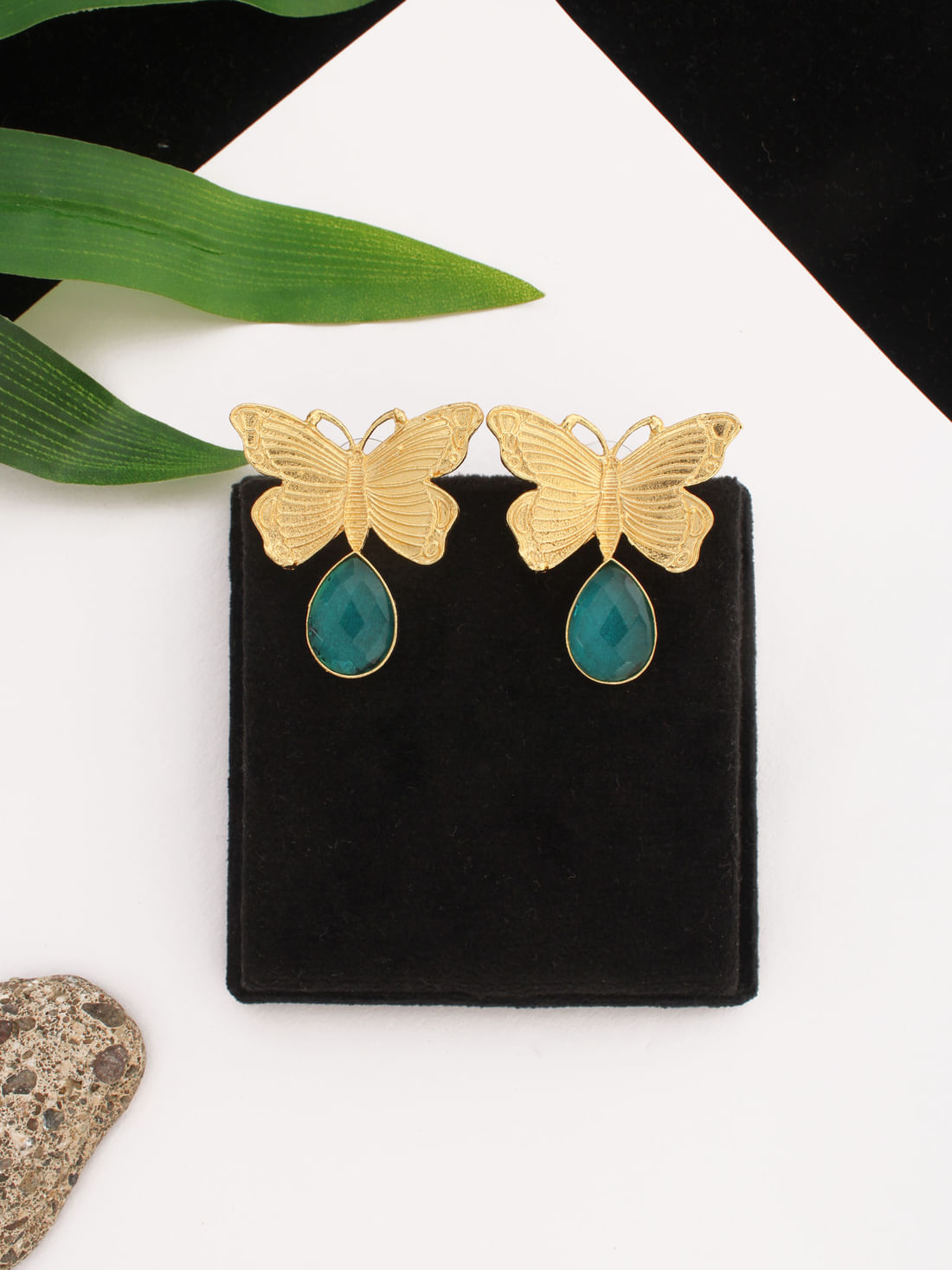 Blue Color Butterfly Earring