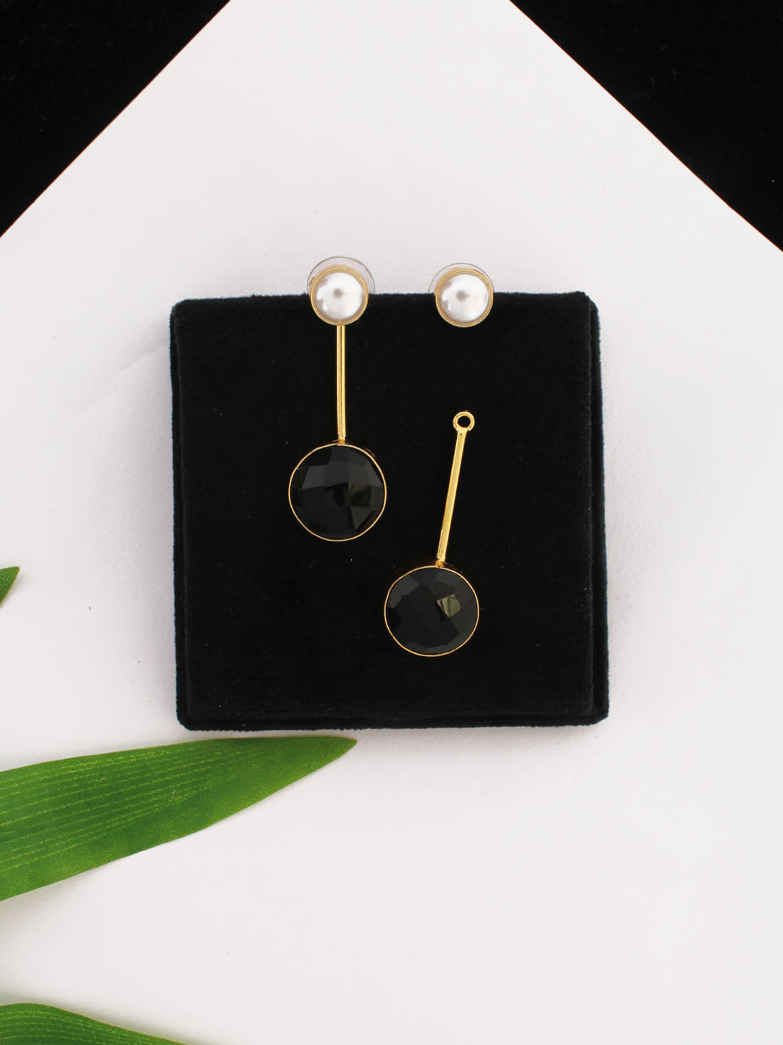 Black Color Monalisa Earring
