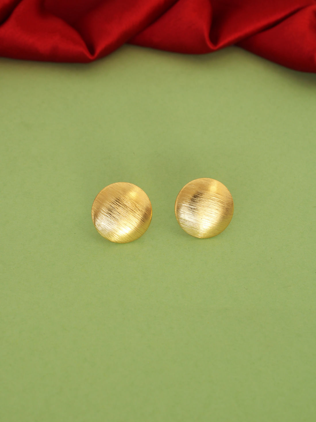 Gold Color Brass Earrings