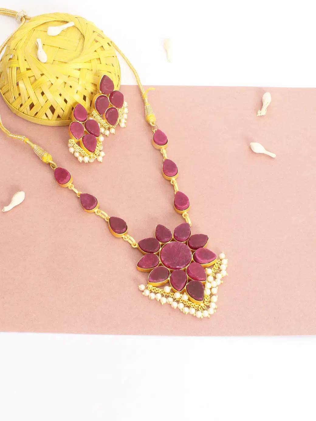 Maroon Druzy Necklace Maroon Druzy Necklace