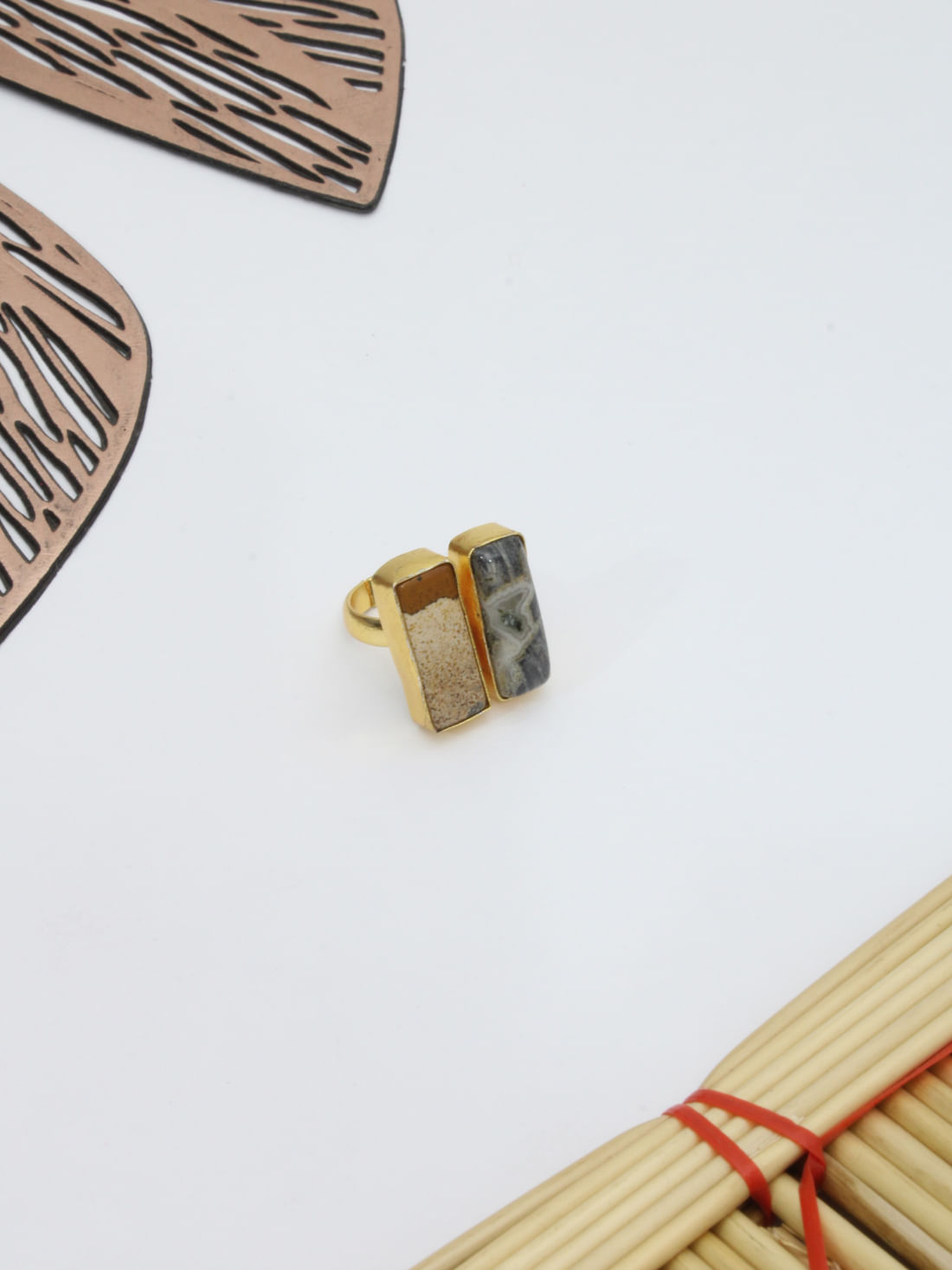 Multicolor Druzy Ring