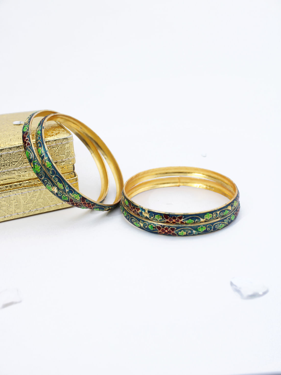 Blue Color Meenakari Bangle