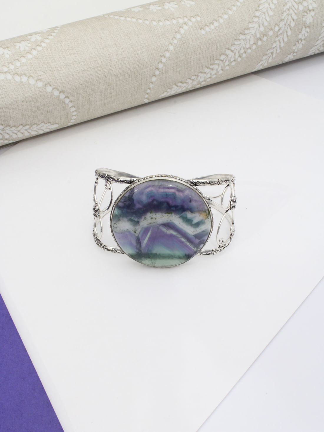 Blue Color Oxidised Bracelet