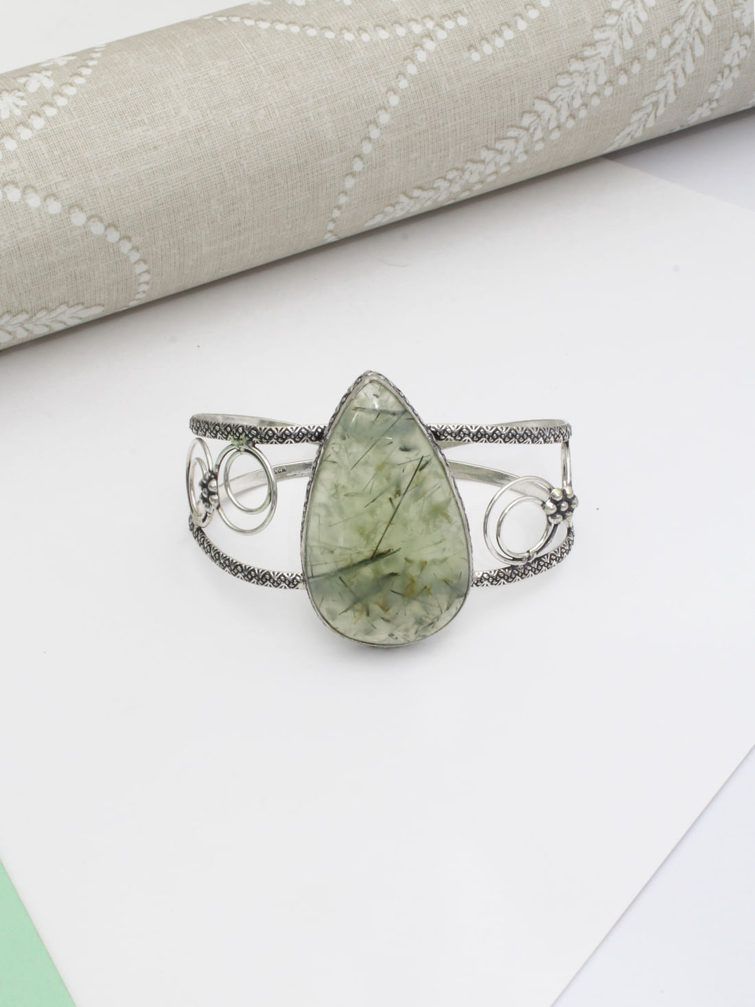 Green Color Oxidised Bracelet