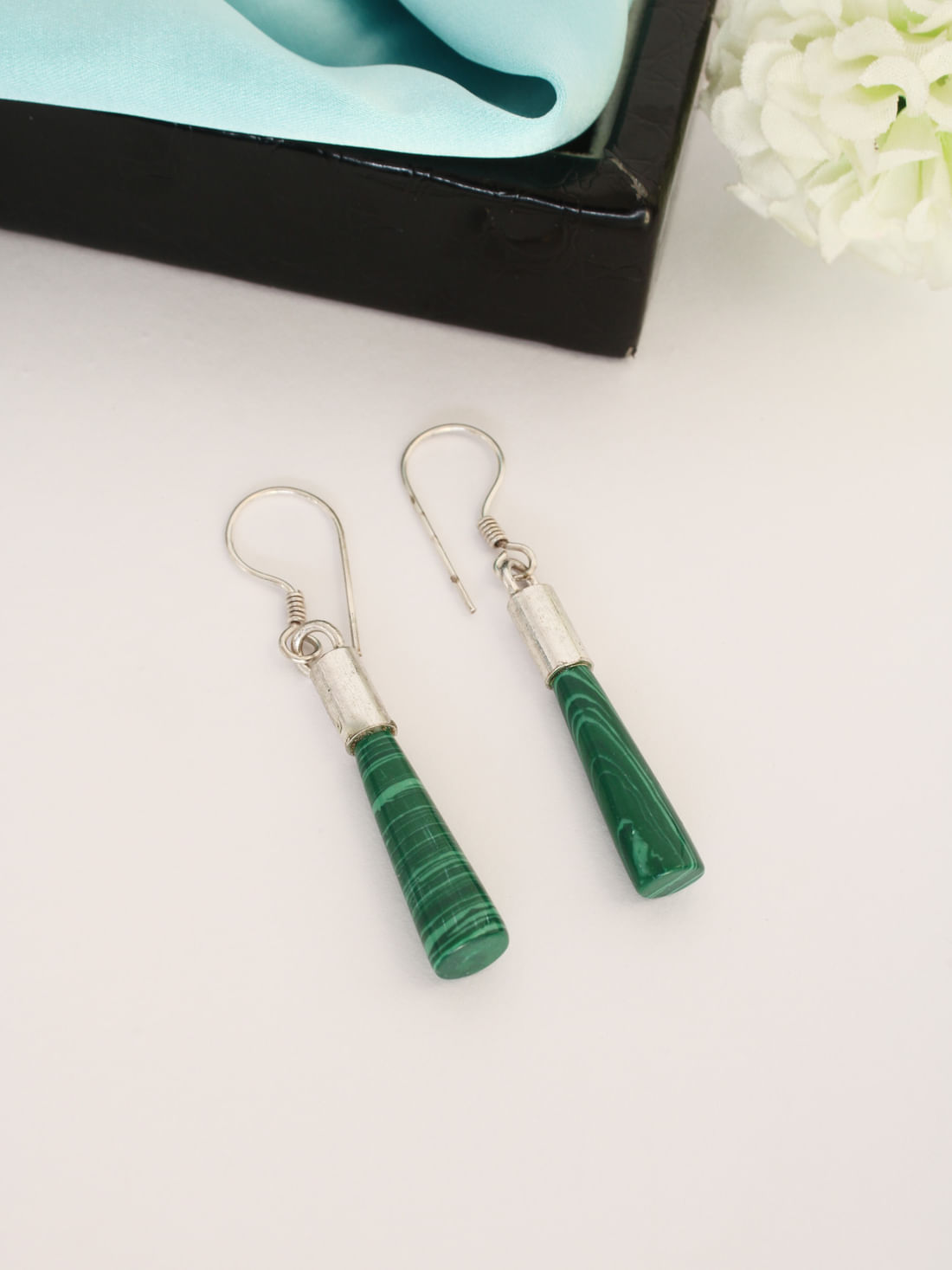 Turquoise Color Oxidised Earrings