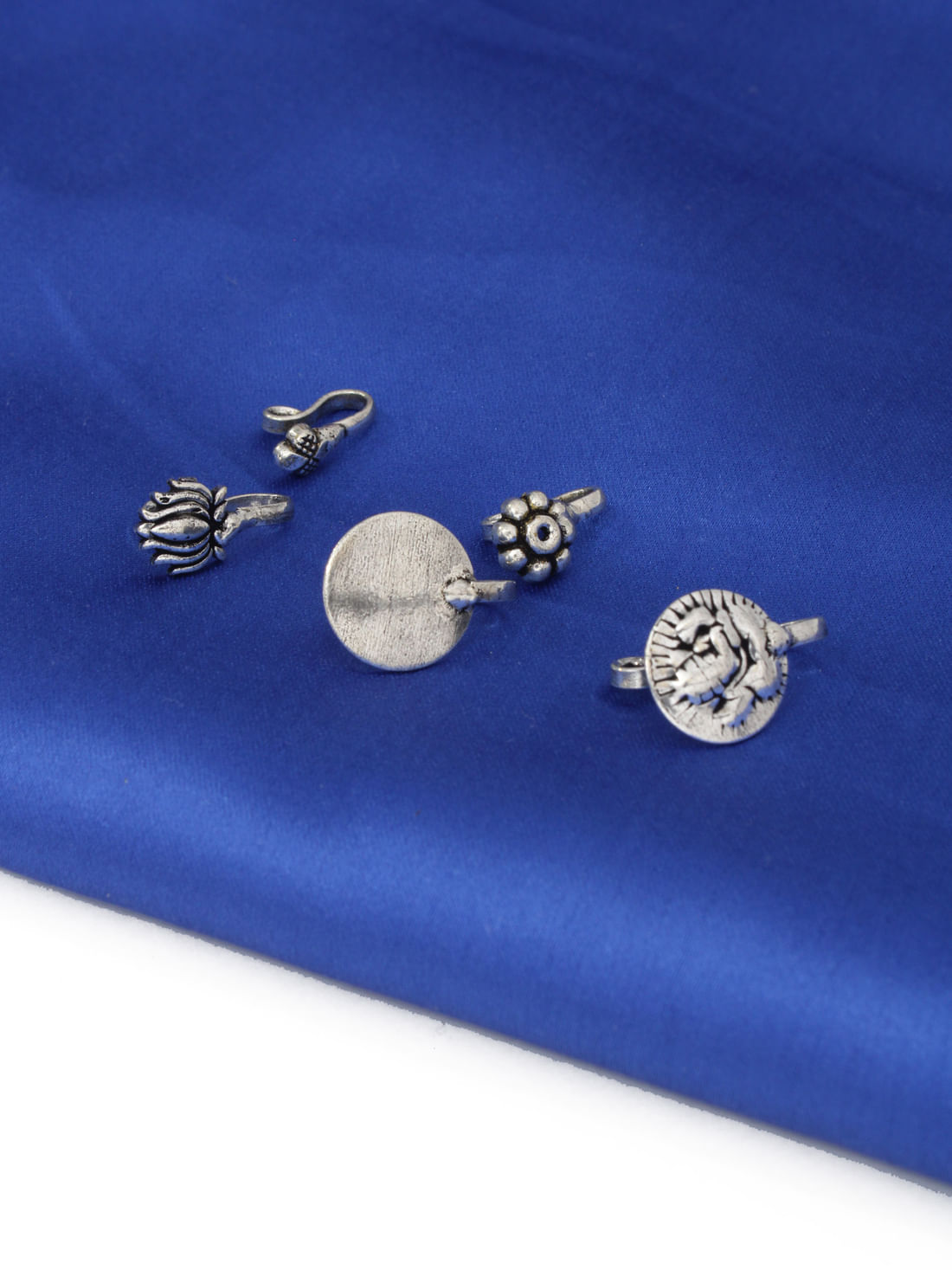 Assorted Design Nose Pin Combo Of 5 Pieces