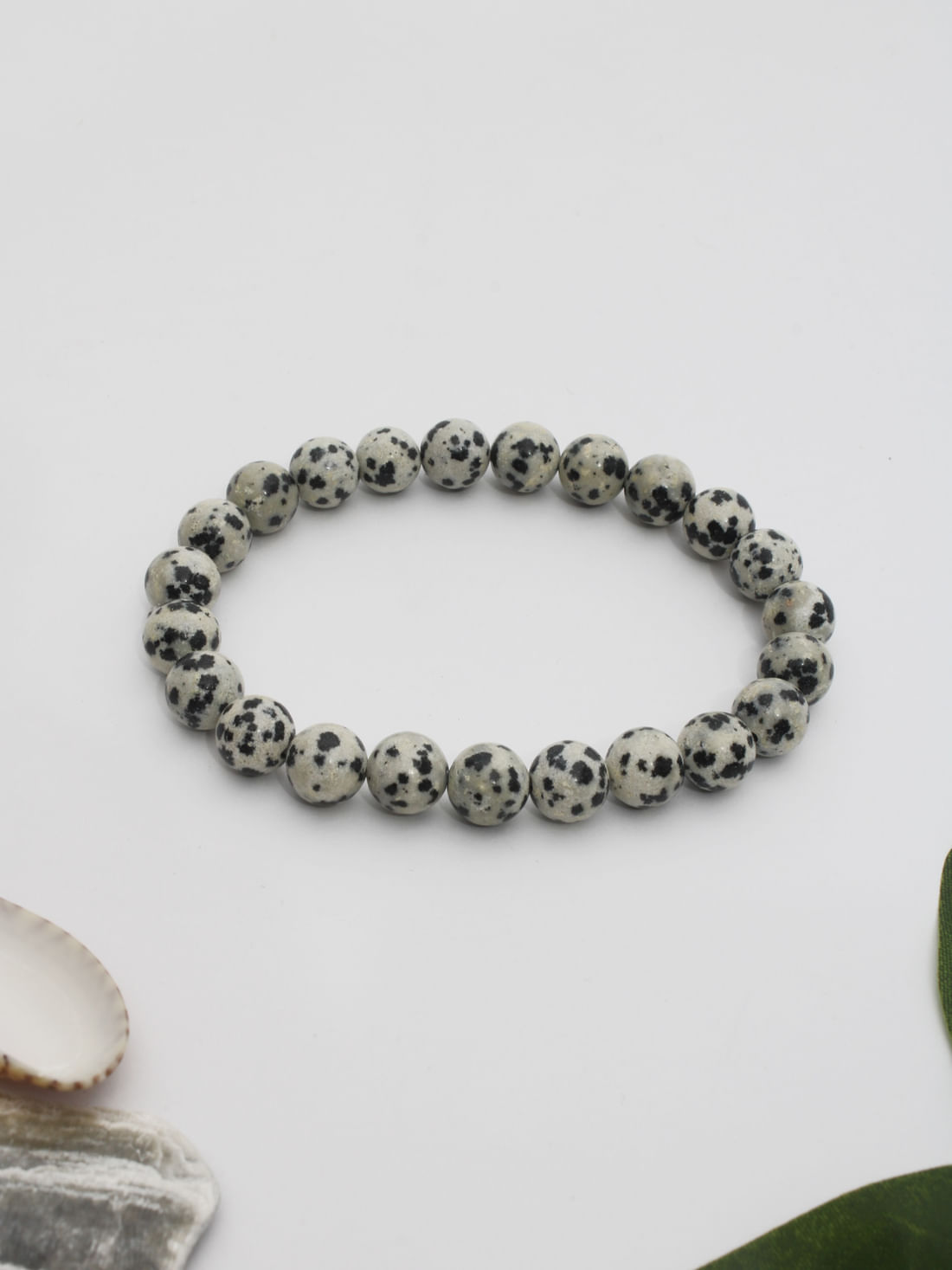 Dalmation Jasper Healing Crystal Bracelet(8Mm)
