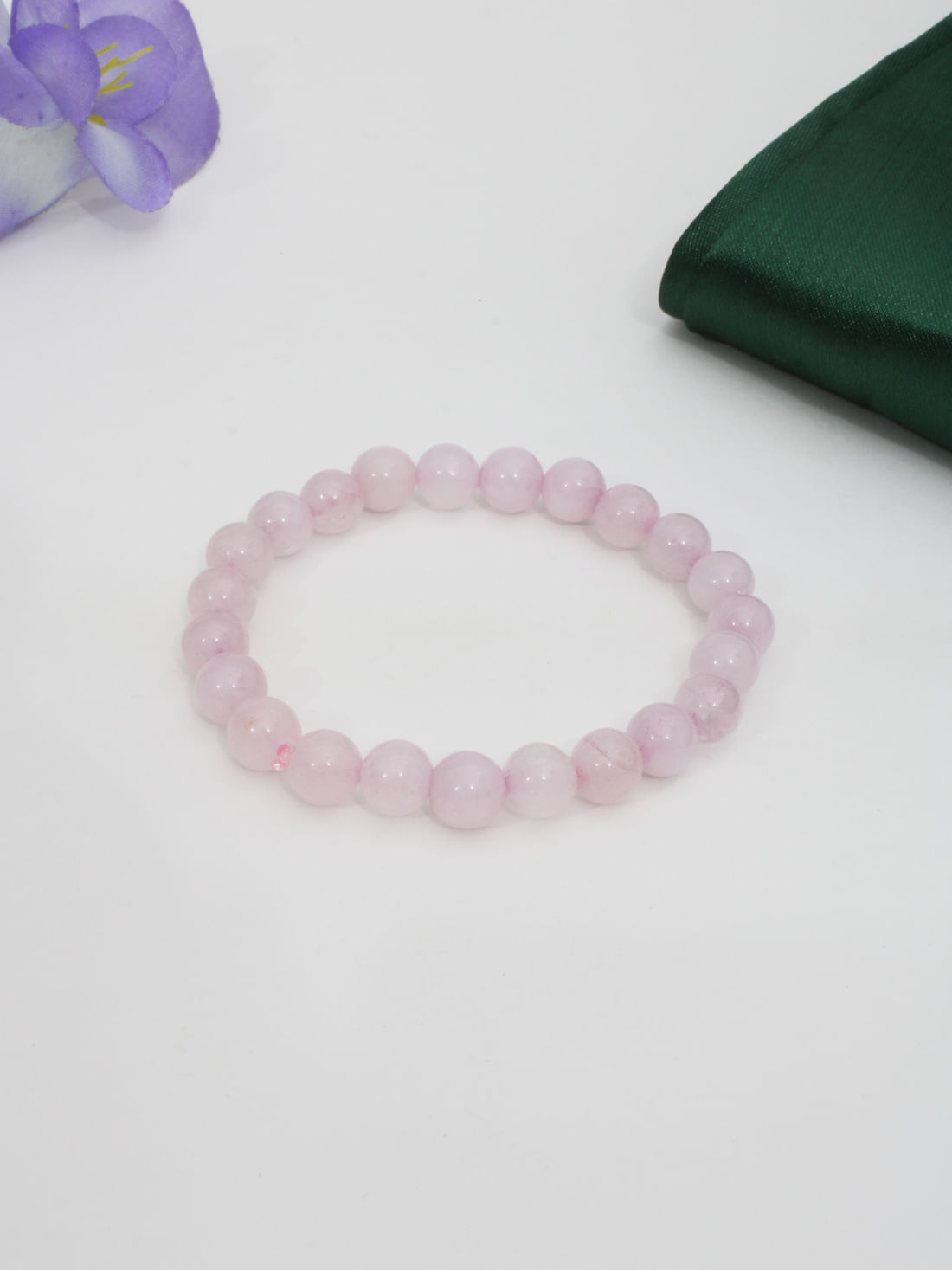 Rose Quartz Healing Crystal Bracelet(8Mm)
