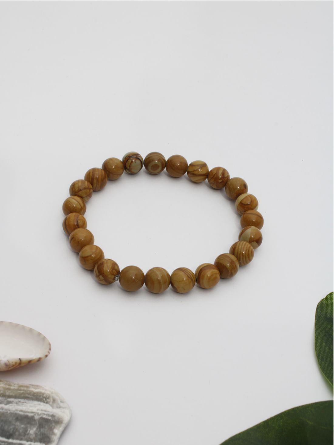 Camel Jasper Healing Crystal Bracelet(8Mm)