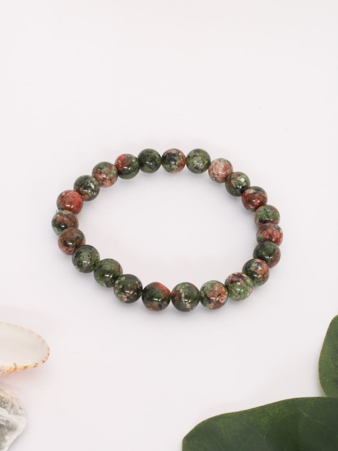 Unakite Healing Crystal Bracelet(8Mm)